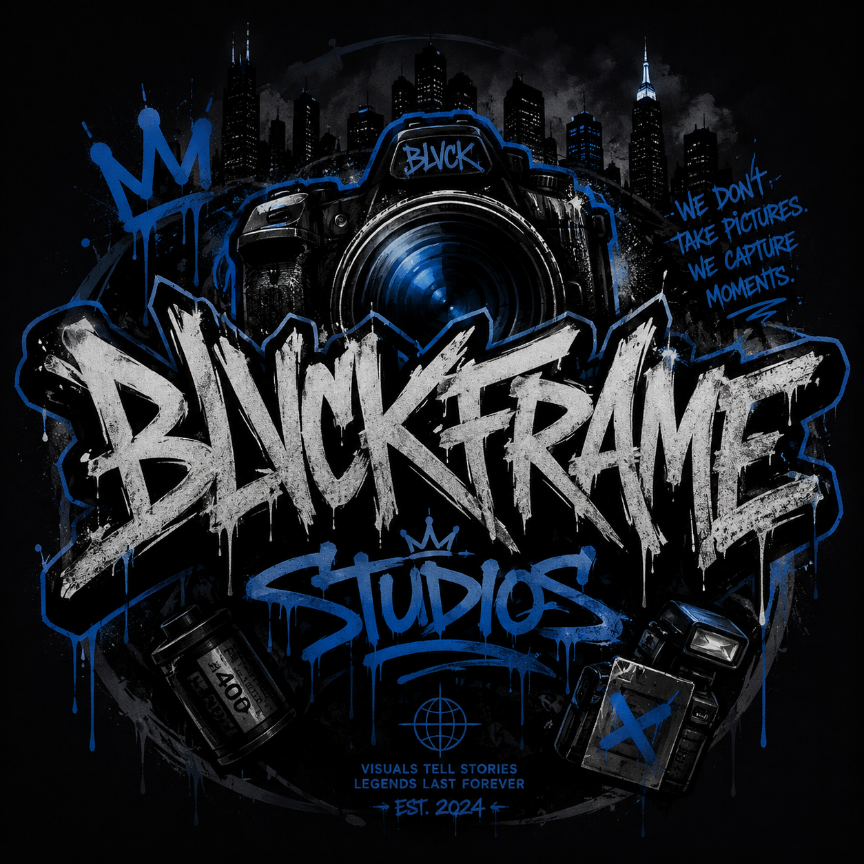 BLVCKFRAME Studios logo