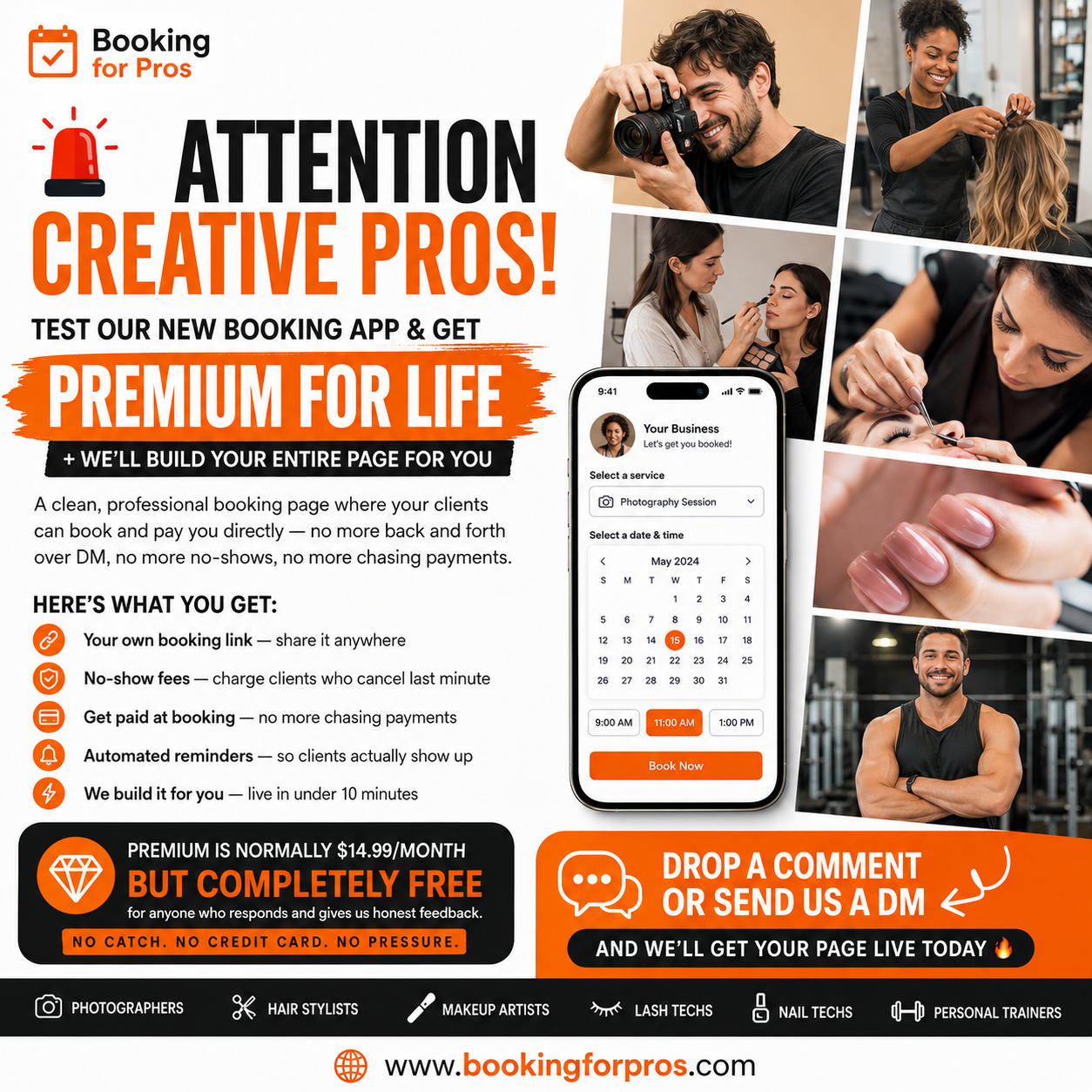 Booking for Pros logo